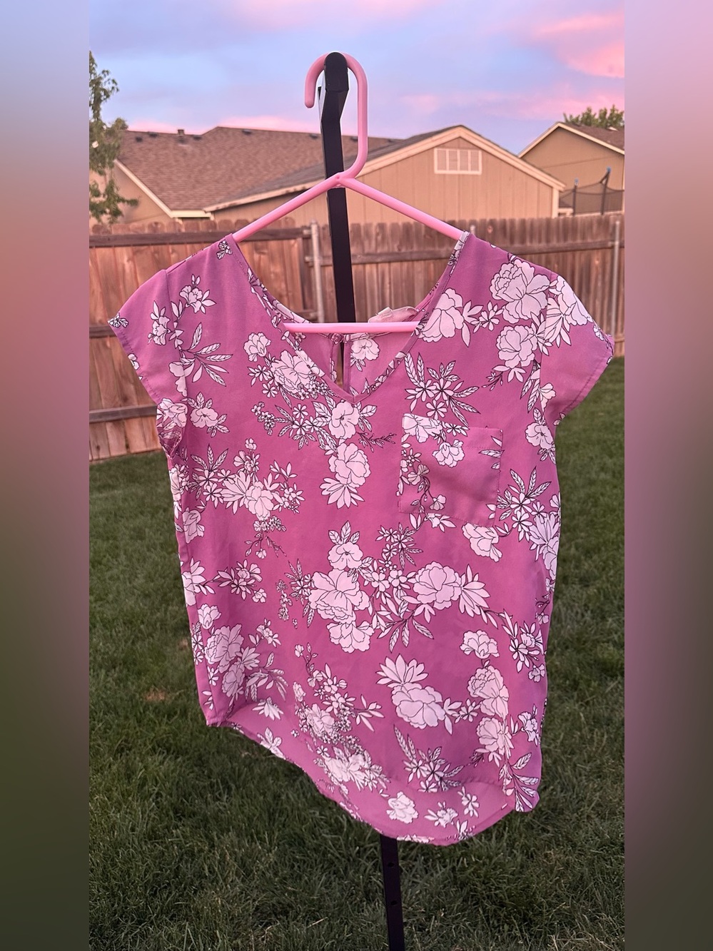Small floral top